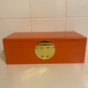 COPY - C.Wonder Orange “T” Monogram Laquer Jewelry Box
